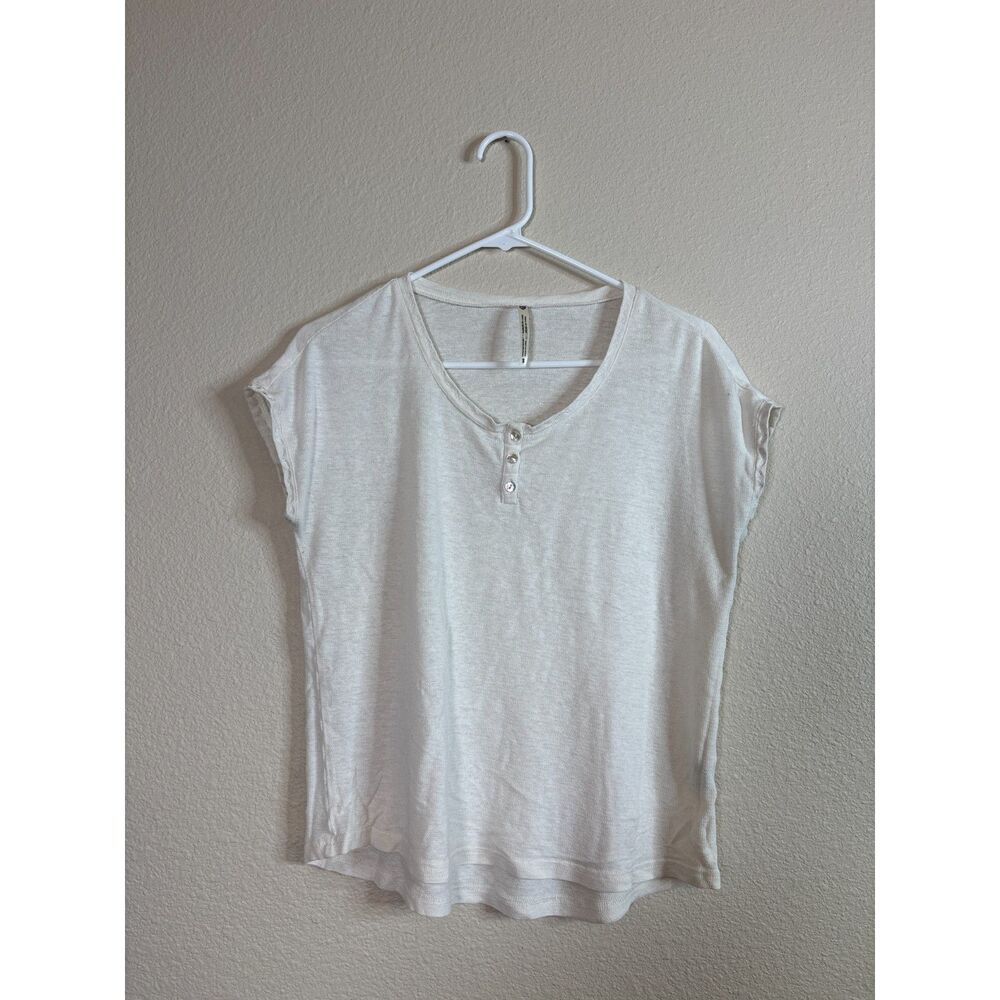 KUHL womens cotton henley tee shirt size Small